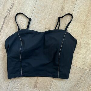 Black workout top